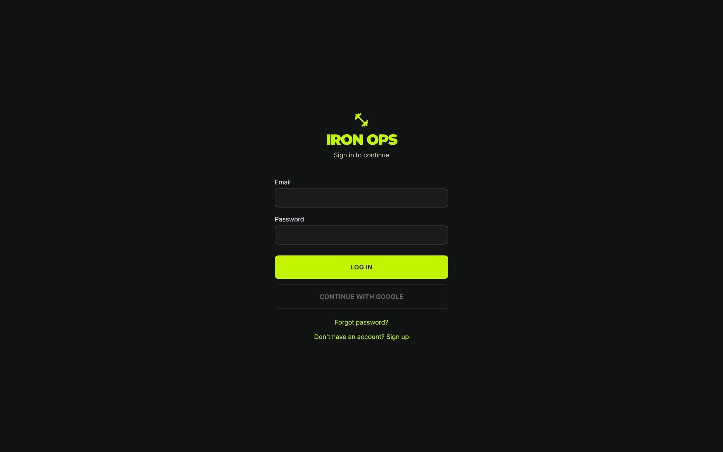 Iron Ops Gym Membership Portal